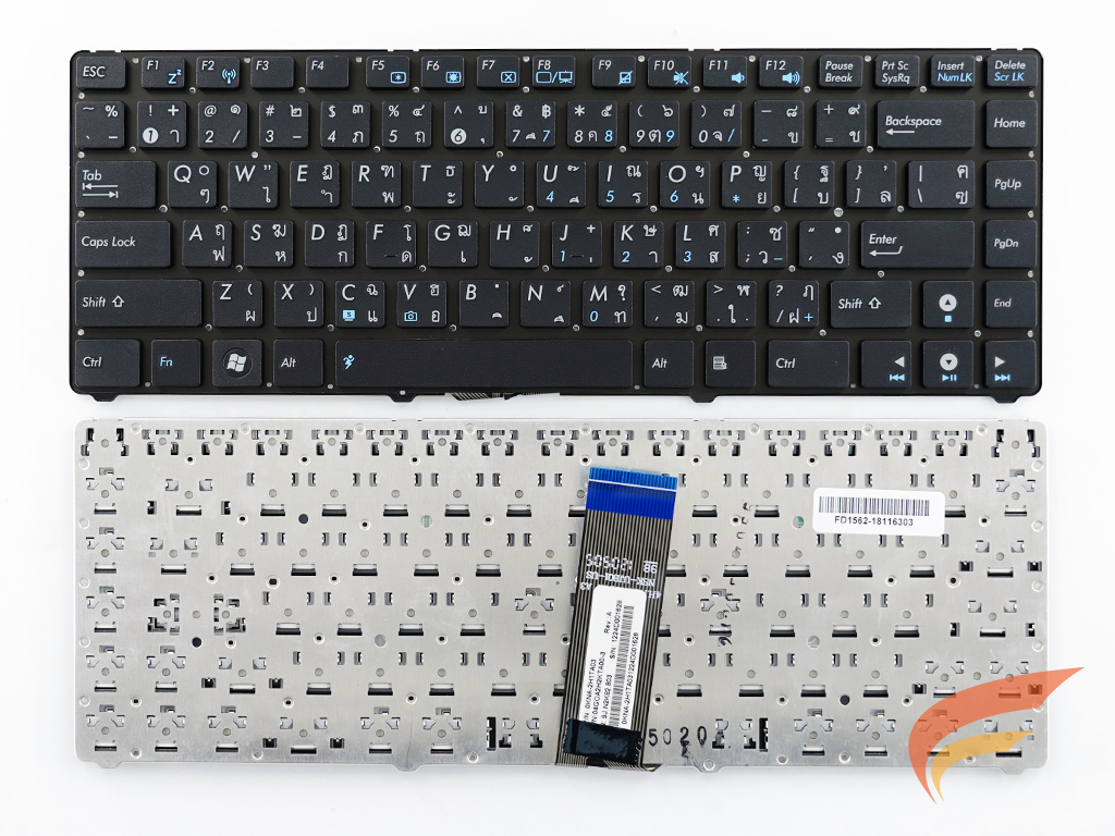 KEYBOARD ASUS คียบอร์ด Asus 1215 1215N 1215P 1215T 1215B 1215BT 1225B แบบฝั่ง ไทย-อังกฤษ 