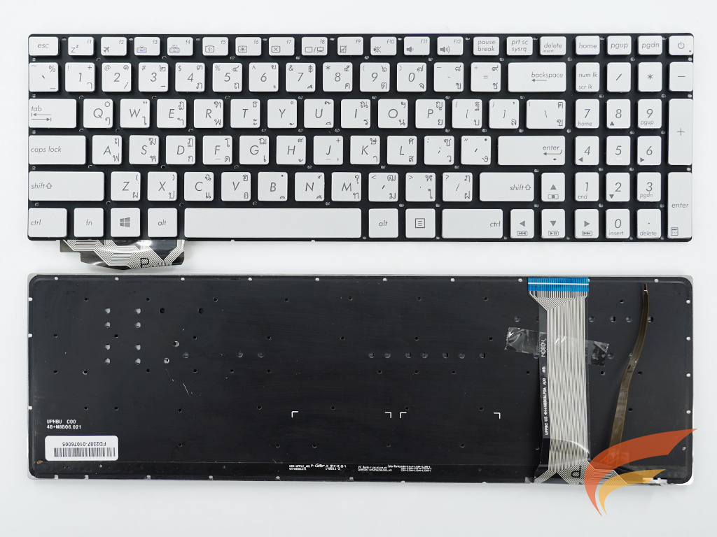 KEYBOARD ASUS คีย์บอร์ด Asus N551JQ N551JW N551JX N551ZU N551 N552 N751 N752 G551 GL551 GL552 GL771 G771 GL752 (ไทย-อังกฤษ) 