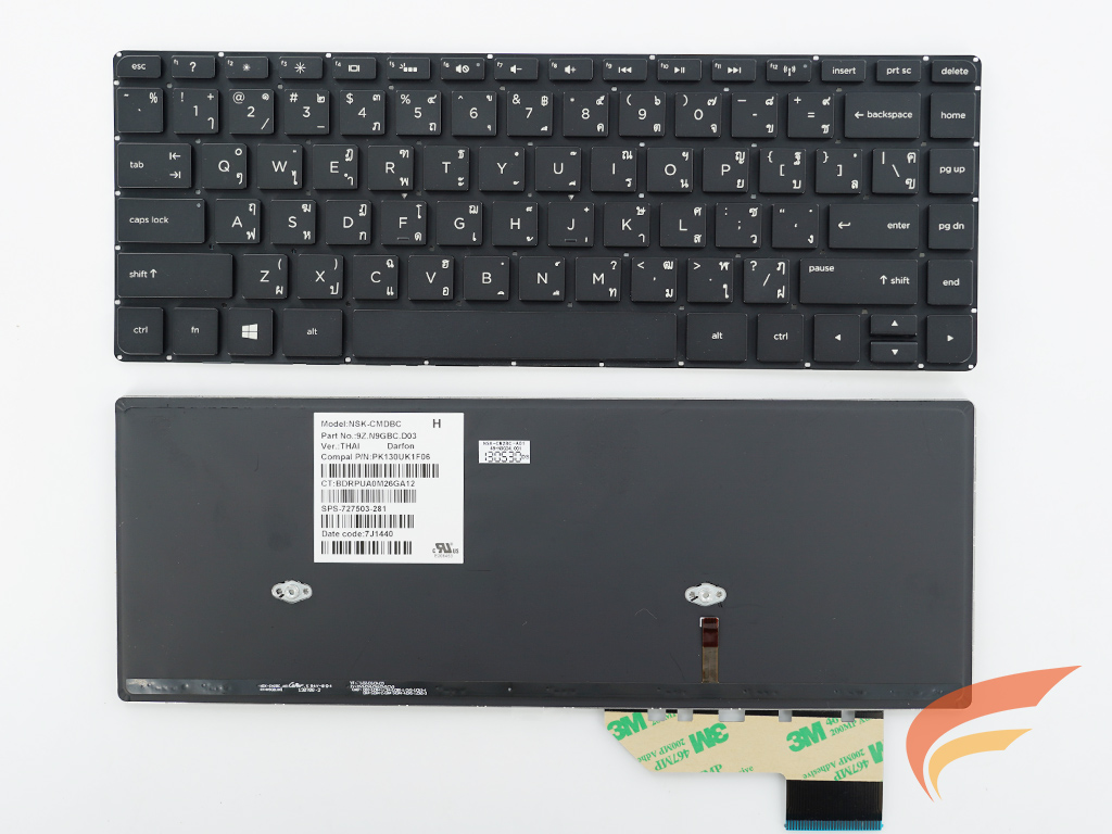 KEYBOARD HP-COMPAQ คีย์บอร์ด Hp ENVY 14-K SERIES (ไทย-อังกฤษ) 