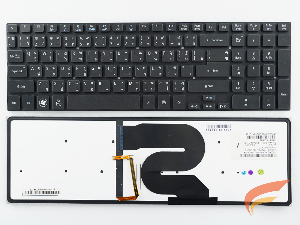 KEYBOARD ACER คีย์บอร์ด Acer Aspire 5951 5951G 8951 8951G (TH-US) 