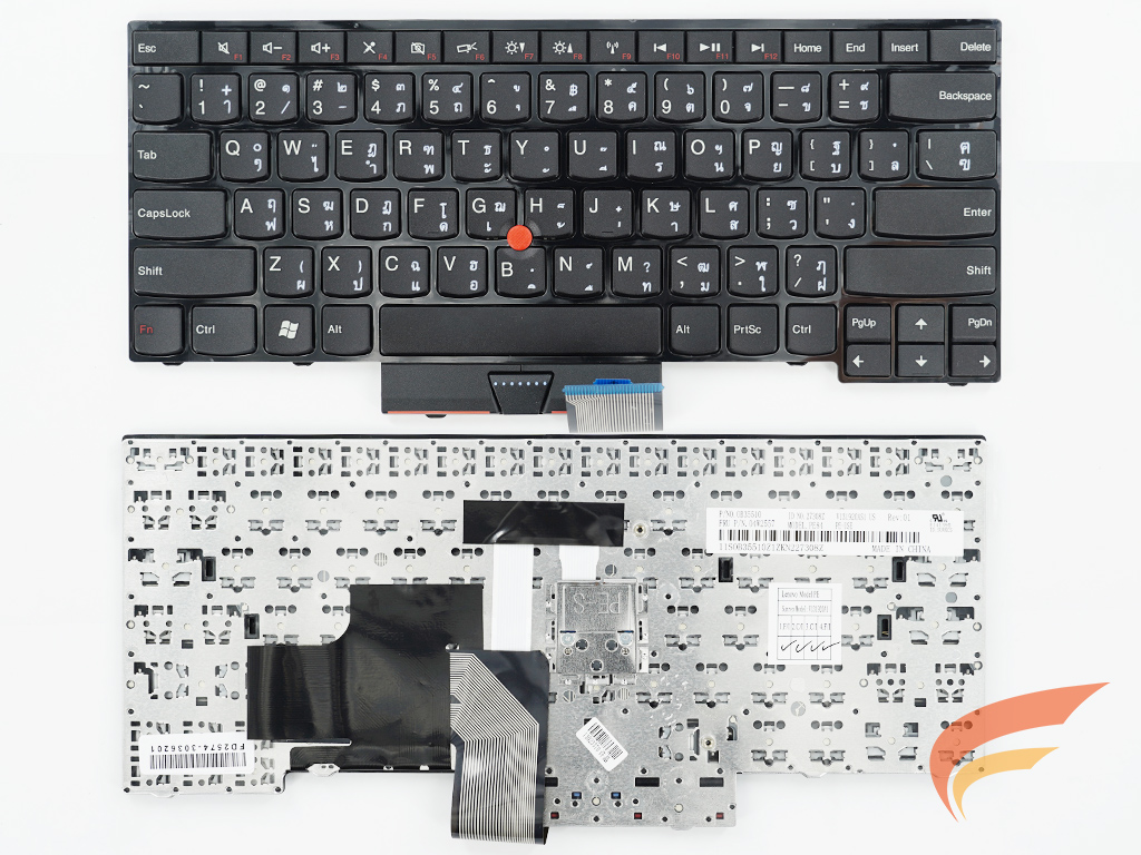 KEYBOARD IBM-LENOVO คีย์บอร์ด Lenovo Thinkpad Edge E330 E335 E430 E430C E445 E435 Keyboard 04Y0227 0C01626 0C01589 