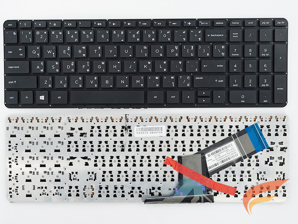 KEYBOARD HP-COMPAQ คีย์บอร์ด Hp 15-P 15-J Series ไทย-อังกฤษ 