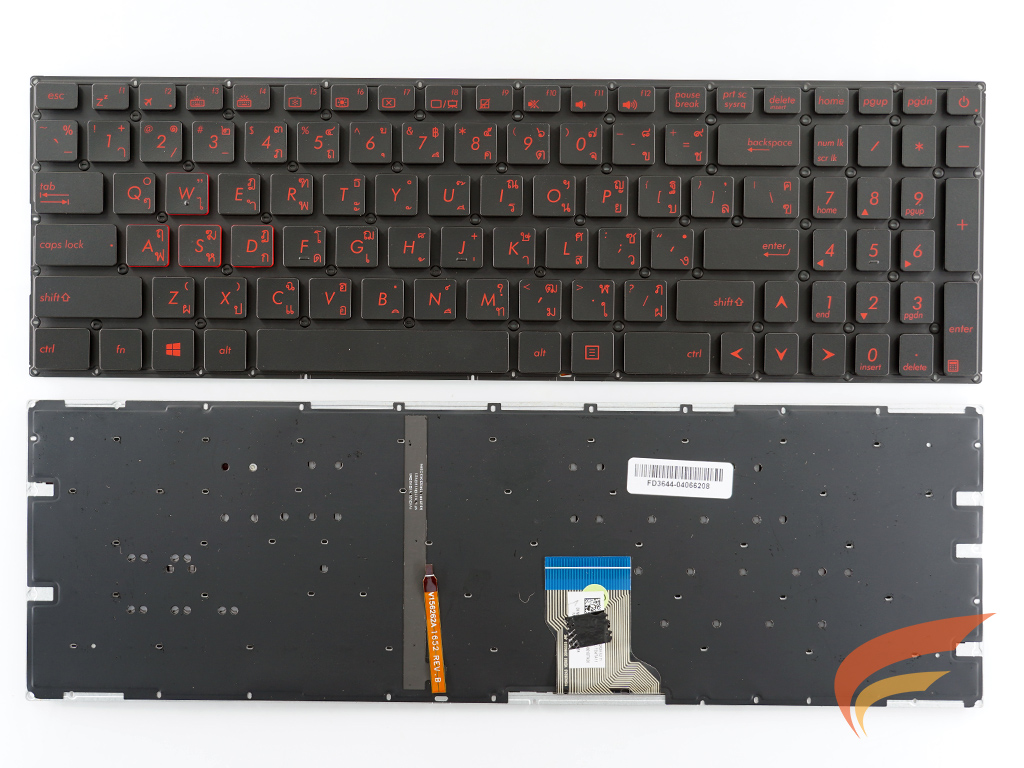 KEYBOARD ASUS คีย์บอร์ด Asus ROG GL502 GL502VM GL502VS GL502VT GL502VY ไทย อังกฤษ 