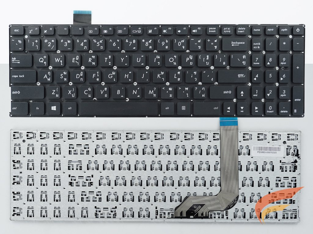KEYBOARD ASUS คีย์บอร์ด Asus X542 X542U X542U X542UR X542UQR X542UN X542UF X542UA X542UQ  X542B  X542BA  / K542 A542  FL8000 A580U F580U ไทย อังกฤษ 