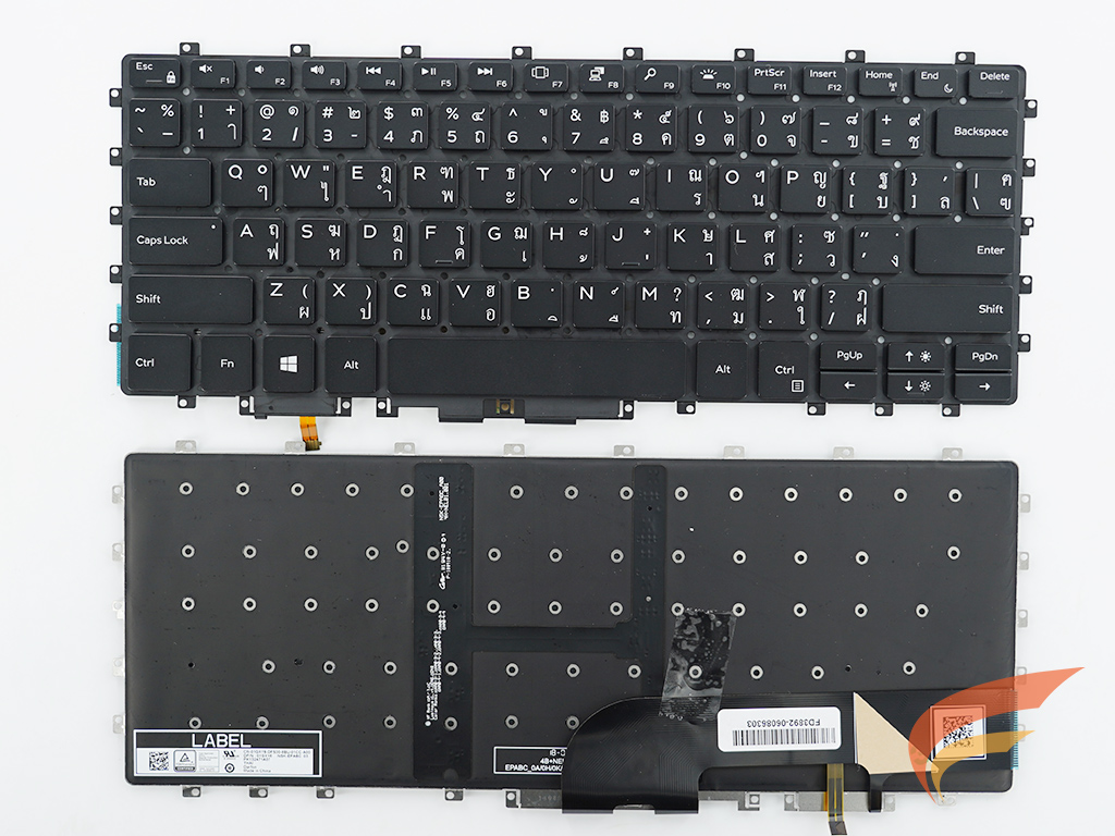 KEYBOARD DELL คีย์บอร์ด Dell XPS 9575 ไทย อังกฤษ 