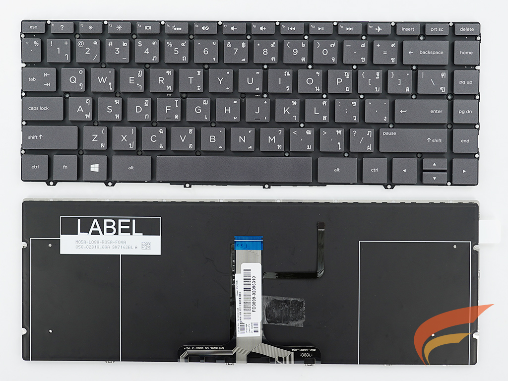 KEYBOARD HP-COMPAQ คีย์บอร์ด Hp Spectre 13-AF 13 AF 13 AF012DX 