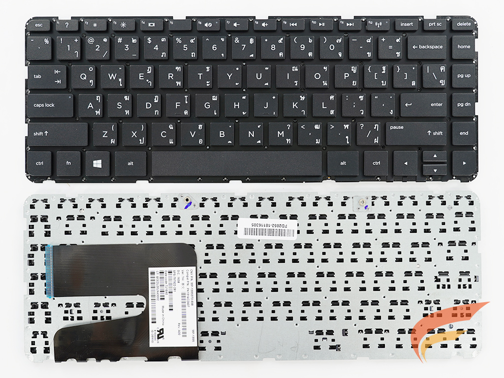 KEYBOARD HP-COMPAQ คีย์บอร์ด HP 14-D 14-d Series รุ่นคีย์บอร์ดฝังใต้บอดี้ 